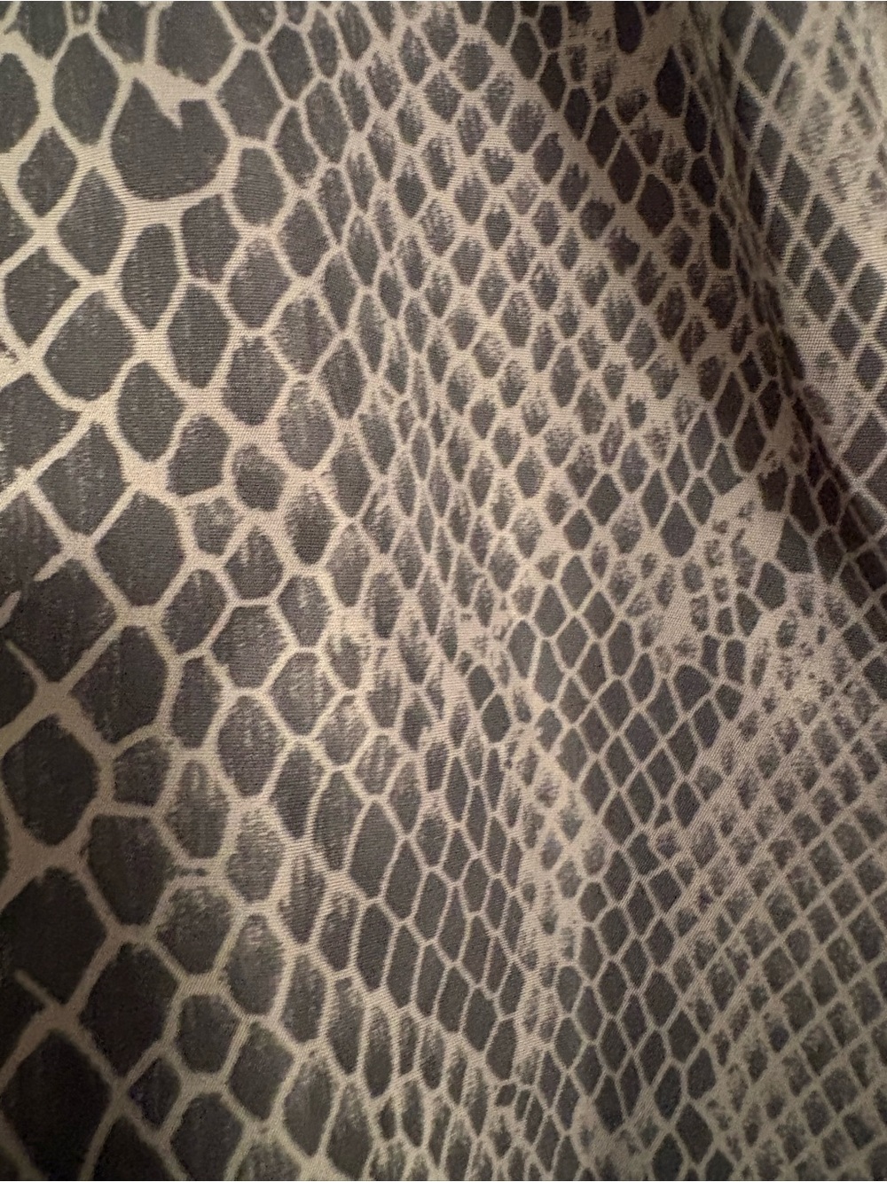 Womens Python-Print Trench Coat - Picture 4 of 4